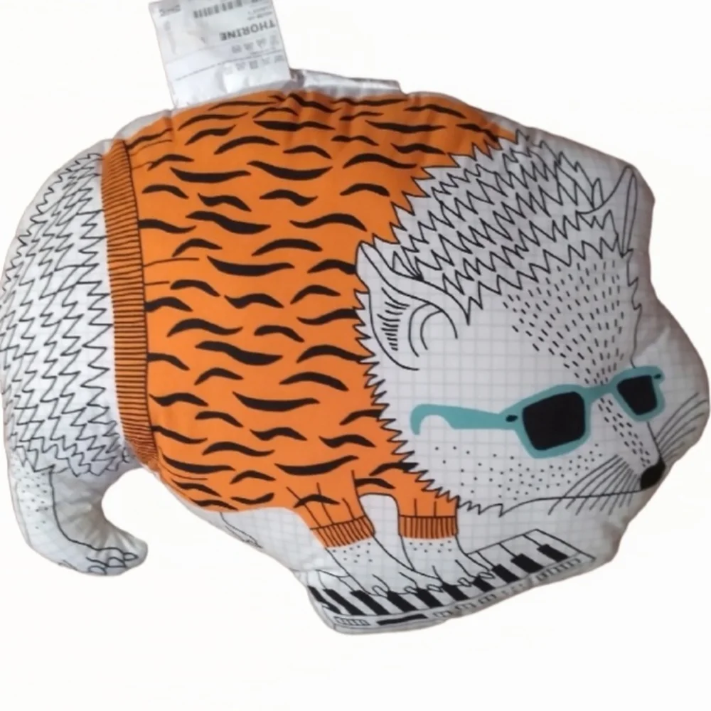 Ikea Thorine Hedgehog Throw Pillow Plush 18